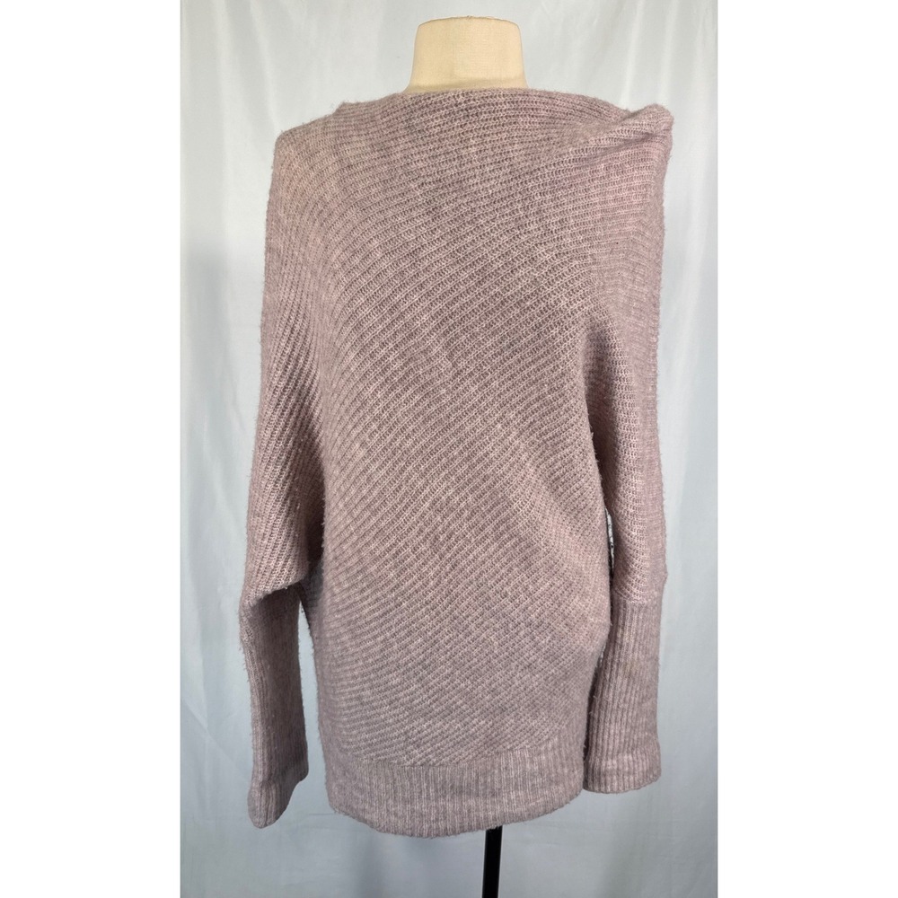 Moth Anthropologie Wool Blend Oversized Batwing Sweater Cozy Made in Italy S